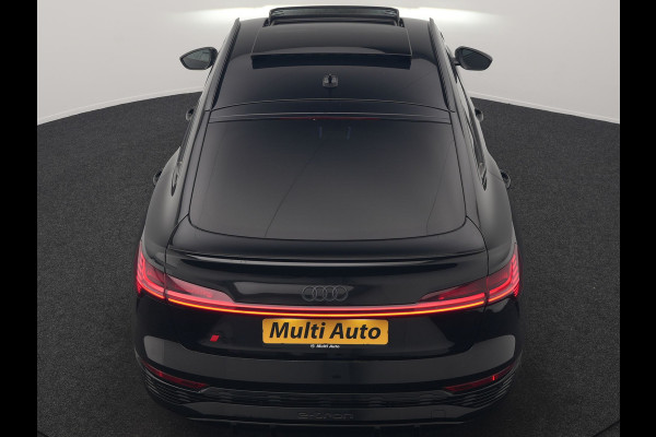 Audi Q8 Sportback e-tron 55 quattro 2x S Line 114 kWh 408pk Dealer O.H. | Luchtvering | Panodak | Head Up | 360 Camera | Matrix LED | Alcantara Sportstoelen Memory & Verwarmd | Keyless | Sfeerverlichting | Apple Carplay | Navigatie | DAB |