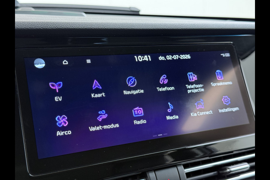 Kia e-Niro ExecutiveLine 64kWh SOH 100% Warmtepomp Panoramadak Adap.Cruise Stoelkoeling+Verwarming JBL®-Audio Leder Elek.Stoelen+Memory Cam Stuur+Achterbankverwarming Blind Spot VESS Lane Assist Lmv Privacy Glas Led Pdc DAB Dealeronderhouden