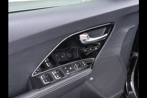 Kia e-Niro ExecutiveLine 64kWh SOH 100% Warmtepomp Panoramadak Adap.Cruise Stoelkoeling+Verwarming JBL®-Audio Leder Elek.Stoelen+Memory Cam Stuur+Achterbankverwarming Blind Spot VESS Lane Assist Lmv Privacy Glas Led Pdc DAB Dealeronderhouden