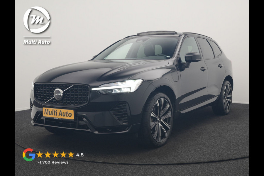 Volvo XC60 T6 AWD R-Design LONG RANGE PHEV 350pk Dealer O.H. | Trekhaak Af Fabriek | Panodak | Adaptive Cruise | Camera | Harman / Kardon | Lederen Sportstoelen Memory & Verwarmd | Keyless | Stuur Verwarmd | Apple Carplay | Google Assistent | DAB | Plug In Hybrid |