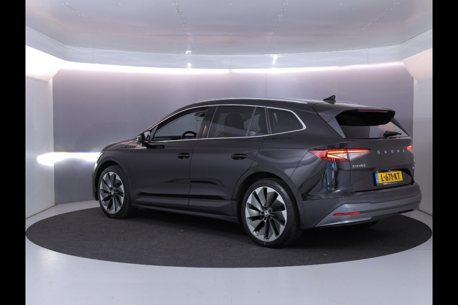 Škoda ENYAQ iV 60 180 pk | SOH 93,53% | Suite interieur | Navigatie | Parkeersensoren | Achteruitrijcamera | Lederen bekleding | Matrix LED koplampen | Autom. airco (3 zones) | Stoelverwarming |