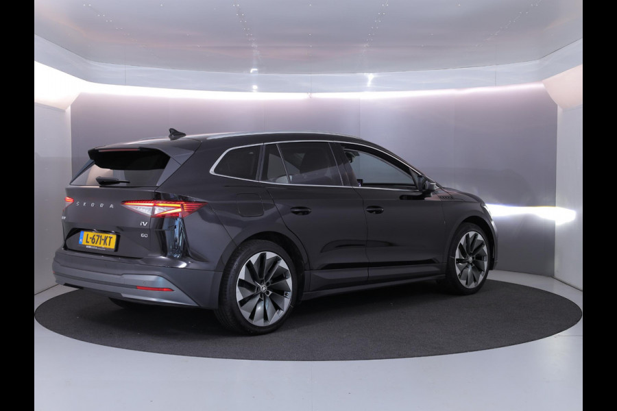 Škoda ENYAQ iV 60 180 pk | SOH 93,53% | Suite interieur | Navigatie | Parkeersensoren | Achteruitrijcamera | Lederen bekleding | Matrix LED koplampen | Autom. airco (3 zones) | Stoelverwarming |