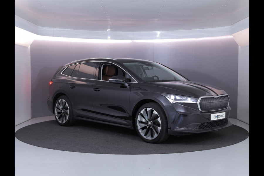 Škoda ENYAQ iV 60 180 pk | SOH 93,53% | Suite interieur | Navigatie | Parkeersensoren | Achteruitrijcamera | Lederen bekleding | Matrix LED koplampen | Autom. airco (3 zones) | Stoelverwarming |