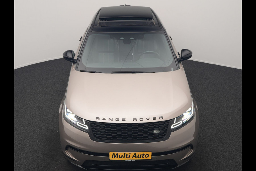 Land Rover Range Rover Velar P400e SE PHEV 400pk | Panodak | Adaptive Cruise | Camera | Meridian Audio | Lederen Sportstoelen Memory | Apple Carplay | Blis | Keyless | Navigatie | DAB | 20"L.M | Plug In Hybrid |
