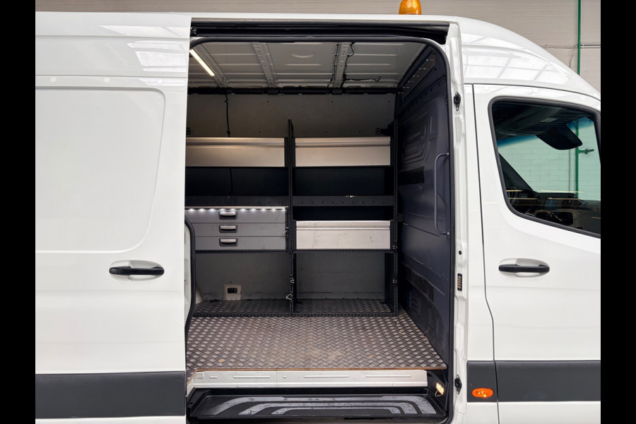 Mercedes-Benz Sprinter Servicewagen automaat 316 160PK 2.2 CDI euro6 L2H2 Trekhaak 3500KG! Kasten, Victron V230, RIJKLAARPRIJS!
