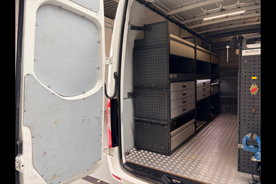 Mercedes-Benz Sprinter Servicewagen automaat 316 160PK 2.2 CDI euro6 L2H2 Trekhaak 3500KG! Kasten, Victron V230, RIJKLAARPRIJS!