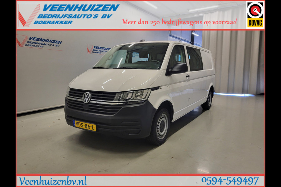 Volkswagen Transporter 2.0TDI 150pk L2/H1 Dubbele Cabine Euro 6!