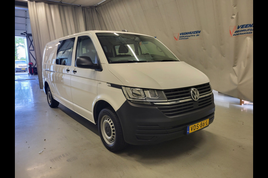 Volkswagen Transporter 2.0TDI 150pk L2/H1 Dubbele Cabine Euro 6!