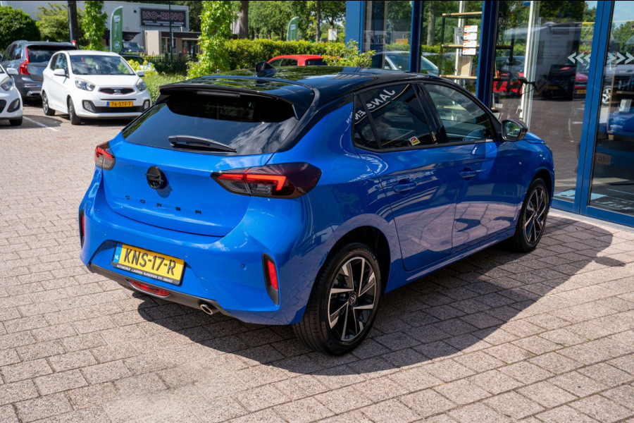 Opel Corsa 1.2 Turbo GS|Prijs rijklaar incl 12 mnd garantie|Camera Clima Blindspot Half leder Keyless