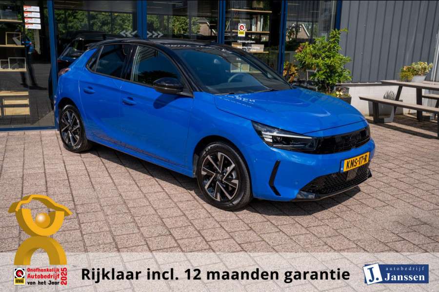 Opel Corsa 1.2 Turbo GS|Prijs rijklaar incl 12 mnd garantie|Camera Clima Blindspot Half leder Keyless