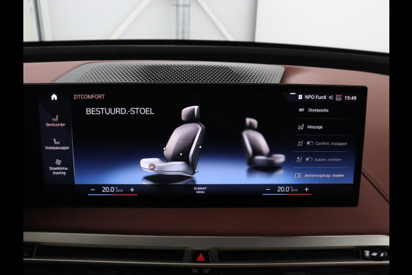 BMW iX xDrive50 M Sport High Executive 112 kWh SOH 96,2% | Full Option |  Pano | Chrystal Buttons | Soft Close | Harman Kardon | Laser Lights | Achteras sturing | Massage stoelen | 4-Zone Climate Control | Carplay | Head-up