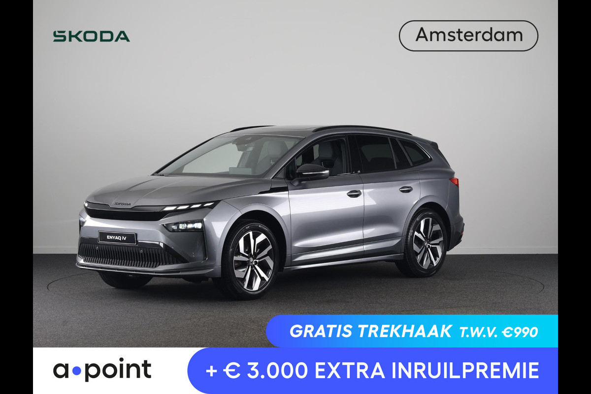 Škoda Enyaq 60 Sportline 204pk | Panoramadak | Adaptive Cruise | Blind Sot | Elek. stoel | Stuurverwarming | Stoelverwarming