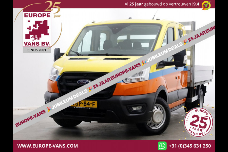 Ford Transit 350 2.0 TDCI 130pk D.C. Trend Open Laadbak Trekhaak 3000kg 08-2022