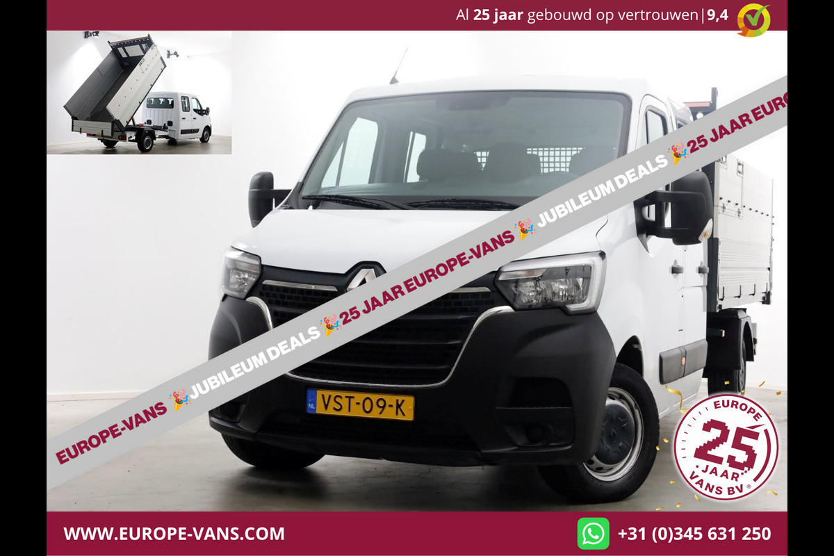 Renault Master T35 2.3 dCi 145pk L3 D.C. Kipper met hoge boorden 11-2022