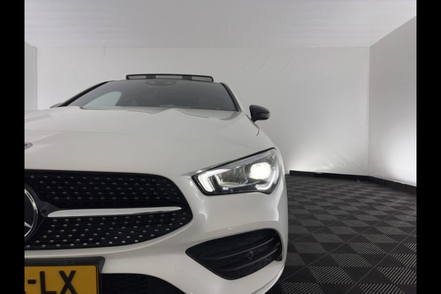 Mercedes-Benz CLA-Klasse 180 d Premium Plus (INCL-BTW) Aut. *PANO | LEATHER-MICROFIBRE | FULL-LED  | AMBIENTLIGHT | HEATED-SPORTSEATS | WIDESCREEN-COCKPIT | DAB+ | NAVI-FULLMAP | CAMERA | PRIVACYGLASS | 19''ALU*