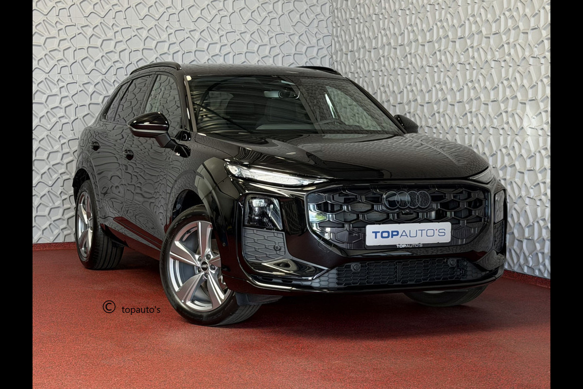 Audi Q3 35 TFSI S-EDITION MILD HYBRID ZONDER STEKKER AUDI.TREKHAAK LEER PANO SCHUIFDAK ELEK.KLEP