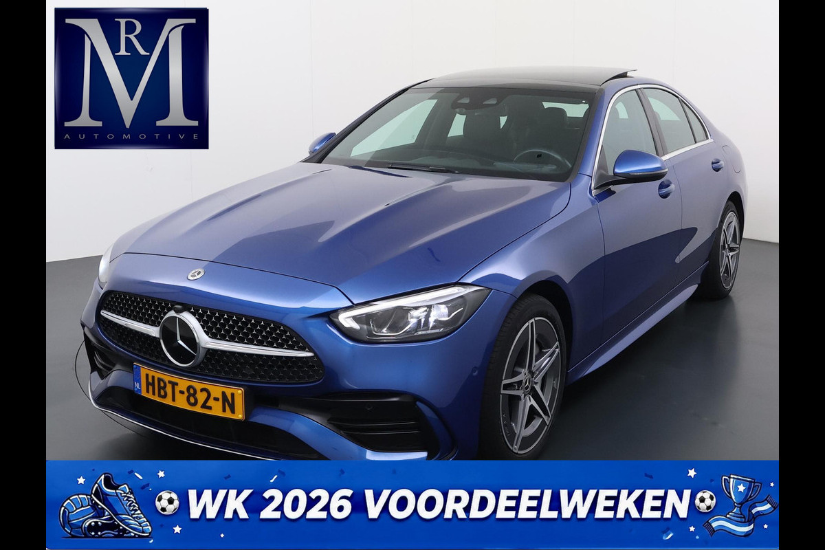 Mercedes-Benz C-Klasse 300 e AMG Line Limited PHEV | VAN € 42.900,- VOOR € 39.877,- | UW WK-VOORDEEL: € 3.023,- | PANORAMADAK | DISTRONIC (ACC) | ACHTERUITRIJCAMERA | DODEHOEKASSISTENT | AMBIENT LIGHTING | MERCEDES-DEALER ONDERHOUDEN | RIJKLAAR MET 12 MAANDEN BOVAG GARANTIE |