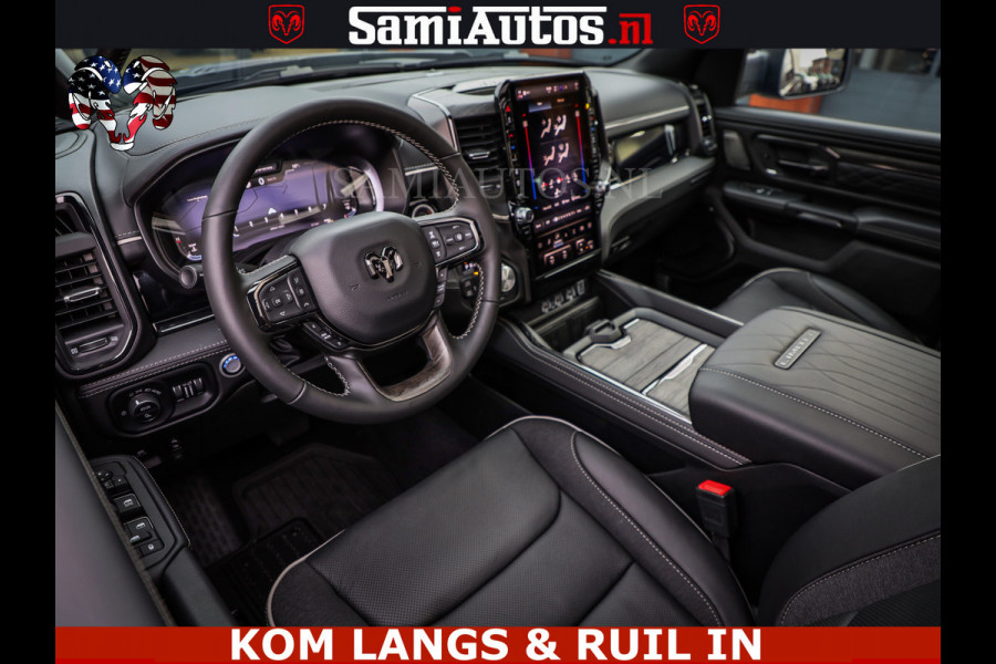 Dodge Ram 1500 Limited Night H.O 540HP 706Nm | Massage + Full Option | De Meest Luxe en Volle Pick-Up in zijn Klasse | Comfortabele Dubbele Cabine met Royale 5 Zitplaatsen | BPM vrij | Nu Leverbaar uit Voorraad | Voorraad Nr 2334 - 5409 | De specialist in Amerikaanse pick‑ups in Nederland en Europa.