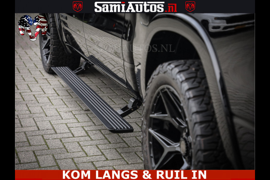Dodge Ram 1500 Limited Night H.O 540HP 706Nm | Massage + Full Option | De Meest Luxe en Volle Pick-Up in zijn Klasse | Comfortabele Dubbele Cabine met Royale 5 Zitplaatsen | BPM vrij | Nu Leverbaar uit Voorraad | Voorraad Nr 2334 - 5409 | De specialist in Amerikaanse pick‑ups in Nederland en Europa.