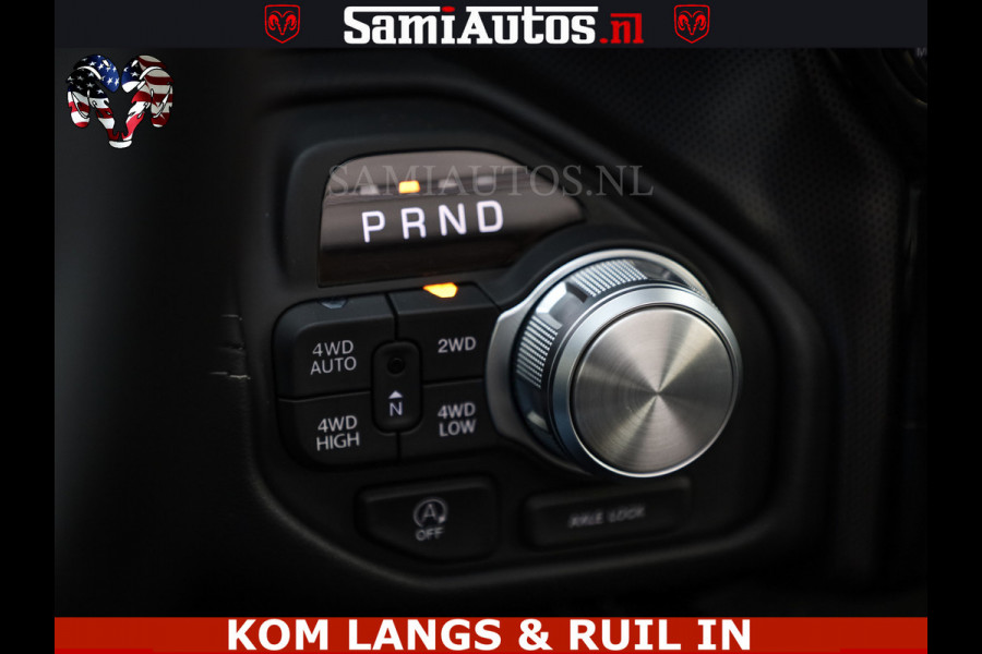 Dodge Ram 1500 Limited Night H.O 540HP 706Nm | Massage + Full Option | De Meest Luxe en Volle Pick-Up in zijn Klasse | Comfortabele Dubbele Cabine met Royale 5 Zitplaatsen | BPM vrij | Nu Leverbaar uit Voorraad | Voorraad Nr 2334 - 5409 | De specialist in Amerikaanse pick‑ups in Nederland en Europa.
