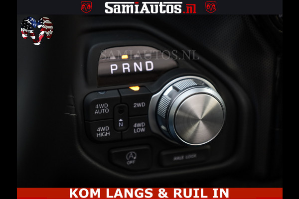 Dodge Ram 1500 Limited Night H.O 540HP 706Nm | Massage + Full Option | De Meest Luxe en Volle Pick-Up in zijn Klasse | Comfortabele Dubbele Cabine met Royale 5 Zitplaatsen | BPM vrij | Nu Leverbaar uit Voorraad | Voorraad Nr 2334 - 5409 | De specialist in Amerikaanse pick‑ups in Nederland en Europa.