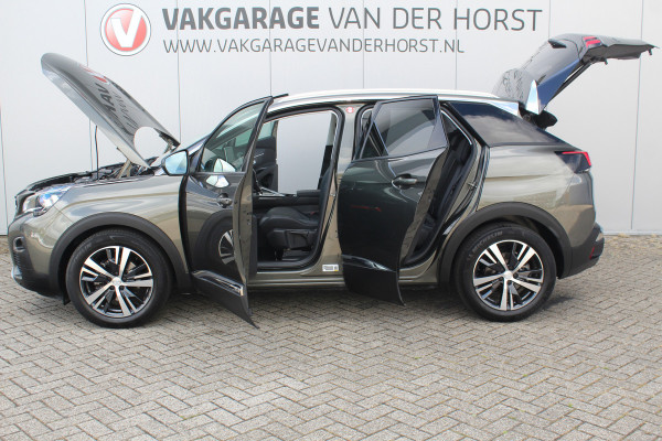 Peugeot 3008 1.6-165pk e-THP Allure AUTOMAAT ! Trekgewicht 1.550kg ! Autm. airco dual, camera, digitaal dashboard, navigatie, telefoonvoorb., trekhaak, LM wielen, metallic lak, privacy glass, cruise cntrl, elektr. achterklep etc.