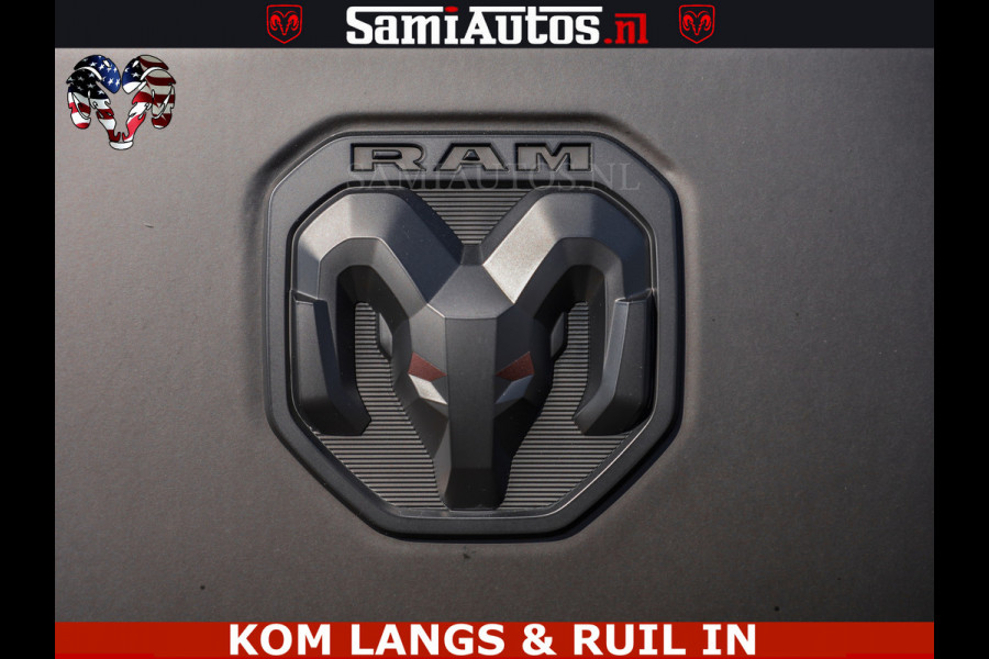 Dodge Ram Limited H.O 540HP 706Nm | Massage + Full Option | De Meest Luxe en Volle Pick-Up in zijn Klasse | Comfortabele Dubbele Cabine met Royale 5 Zitplaatsen | BPM vrij | Nu Leverbaar uit Voorraad | Voorraad Nr 2304 - 8540 | De specialist in Amerikaanse pick‑ups in Nederland en Europa.