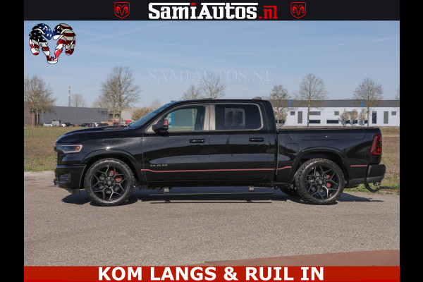 Dodge Ram Limited H.O 540HP 706Nm | Massage + Full Option | De Meest Luxe en Volle Pick-Up in zijn Klasse | Comfortabele Dubbele Cabine met Royale 5 Zitplaatsen | BPM vrij | Nu Leverbaar uit Voorraad | Voorraad Nr 2304 - 8540 | De specialist in Amerikaanse pick‑ups in Nederland en Europa.
