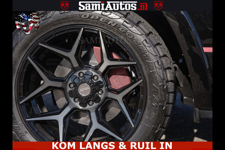 Dodge Ram Limited H.O 540HP 706Nm | Massage + Full Option | De Meest Luxe en Volle Pick-Up in zijn Klasse | Comfortabele Dubbele Cabine met Royale 5 Zitplaatsen | BPM vrij | Nu Leverbaar uit Voorraad | Voorraad Nr 2304 - 8540 | De specialist in Amerikaanse pick‑ups in Nederland en Europa.