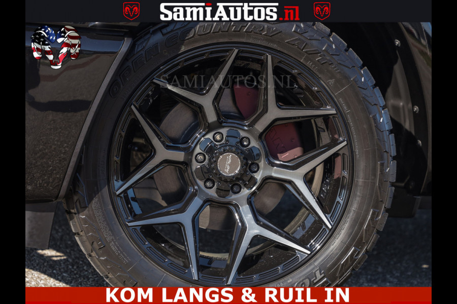 Dodge Ram Limited H.O 540HP 706Nm | Massage + Full Option | De Meest Luxe en Volle Pick-Up in zijn Klasse | Comfortabele Dubbele Cabine met Royale 5 Zitplaatsen | BPM vrij | Nu Leverbaar uit Voorraad | Voorraad Nr 2304 - 8540 | De specialist in Amerikaanse pick‑ups in Nederland en Europa.