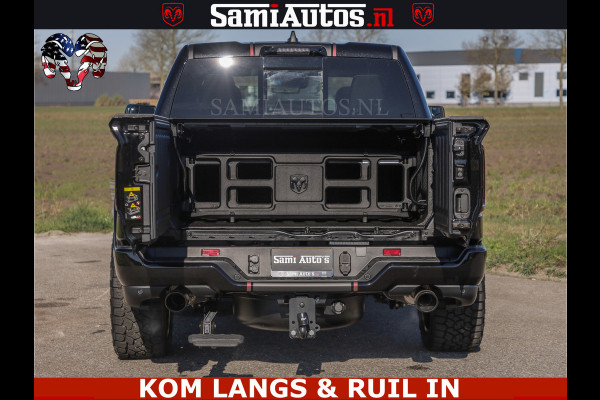 Dodge Ram Limited H.O 540HP 706Nm | Massage + Full Option | De Meest Luxe en Volle Pick-Up in zijn Klasse | Comfortabele Dubbele Cabine met Royale 5 Zitplaatsen | BPM vrij | Nu Leverbaar uit Voorraad | Voorraad Nr 2304 - 8540 | De specialist in Amerikaanse pick‑ups in Nederland en Europa.