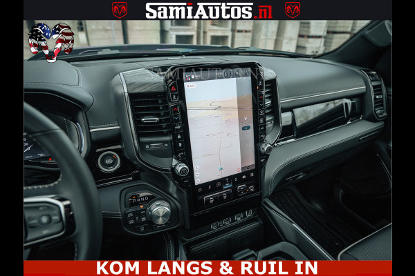 Dodge Ram Limited H.O 540HP 706Nm | Massage + Full Option | De Meest Luxe en Volle Pick-Up in zijn Klasse | Comfortabele Dubbele Cabine met Royale 5 Zitplaatsen | BPM vrij | Nu Leverbaar uit Voorraad | Voorraad Nr 2304 - 8540 | De specialist in Amerikaanse pick‑ups in Nederland en Europa.