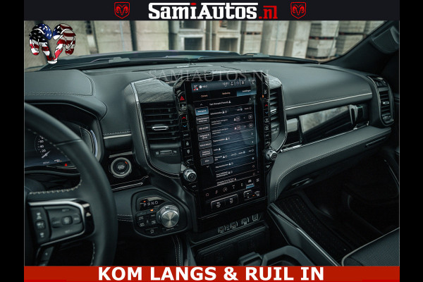 Dodge Ram Limited H.O 540HP 706Nm | Massage + Full Option | De Meest Luxe en Volle Pick-Up in zijn Klasse | Comfortabele Dubbele Cabine met Royale 5 Zitplaatsen | BPM vrij | Nu Leverbaar uit Voorraad | Voorraad Nr 2304 - 8540 | De specialist in Amerikaanse pick‑ups in Nederland en Europa.