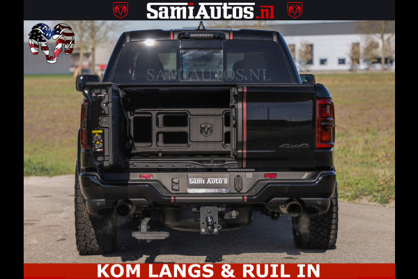 Dodge Ram Limited H.O 540HP 706Nm | Massage + Full Option | De Meest Luxe en Volle Pick-Up in zijn Klasse | Comfortabele Dubbele Cabine met Royale 5 Zitplaatsen | BPM vrij | Nu Leverbaar uit Voorraad | Voorraad Nr 2304 - 8540 | De specialist in Amerikaanse pick‑ups in Nederland en Europa.