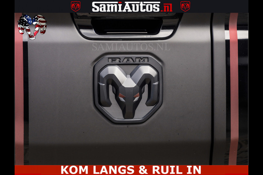 Dodge Ram Limited H.O 540HP 706Nm | Massage + Full Option | De Meest Luxe en Volle Pick-Up in zijn Klasse | Comfortabele Dubbele Cabine met Royale 5 Zitplaatsen | BPM vrij | Nu Leverbaar uit Voorraad | Voorraad Nr 2304 - 8540 | De specialist in Amerikaanse pick‑ups in Nederland en Europa.