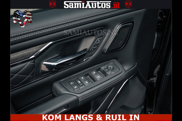 Dodge Ram Limited H.O 540HP 706Nm | Massage + Full Option | De Meest Luxe en Volle Pick-Up in zijn Klasse | Comfortabele Dubbele Cabine met Royale 5 Zitplaatsen | BPM vrij | Nu Leverbaar uit Voorraad | Voorraad Nr 2304 - 8540 | De specialist in Amerikaanse pick‑ups in Nederland en Europa.