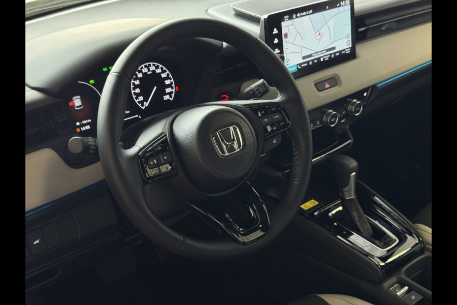 Honda HR-V 1.5 e:HEV ADVANCE STYLE PLUS PANORAMA BI-TONE LED 360.CAMERA ELEK.KLEP 18''LMV STOEL/STUUR VERW. 11/2025