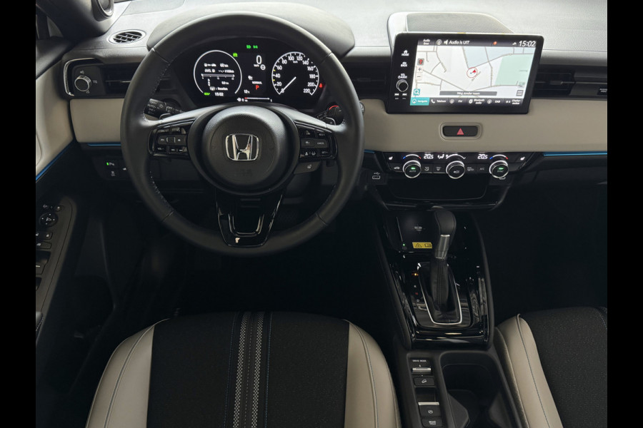 Honda HR-V 1.5 e:HEV ADVANCE STYLE PLUS PANORAMA BI-TONE LED 360.CAMERA ELEK.KLEP 18''LMV STOEL/STUUR VERW. 11/2025