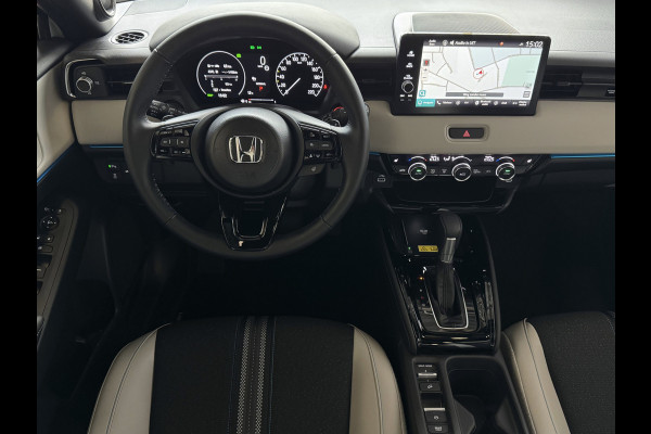 Honda HR-V 1.5 e:HEV ADVANCE STYLE PLUS PANORAMA BI-TONE LED 360.CAMERA ELEK.KLEP 18''LMV STOEL/STUUR VERW. 11/2025