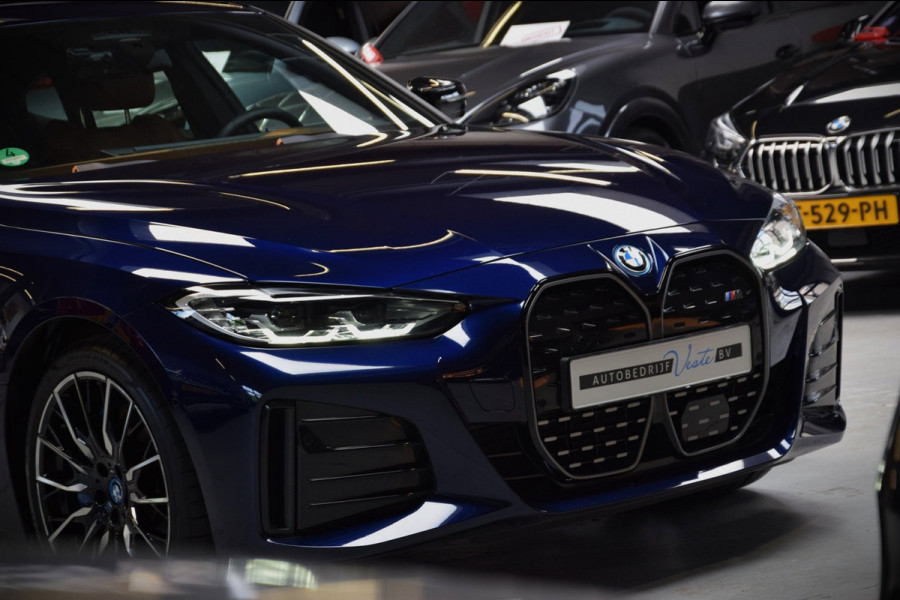 BMW i4 M50 High Executive 84 kWh Navi|Schuif/kantel-dak|ACC|SOH 92.21%|Leder|BTW|544pk!