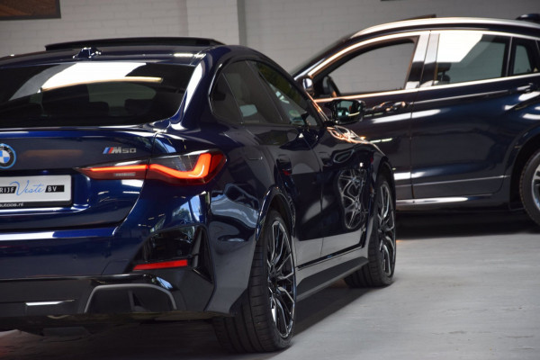 BMW i4 M50 High Executive 84 kWh Navi|Schuif/kantel-dak|ACC|SOH 92.21%|Leder|BTW|544pk!