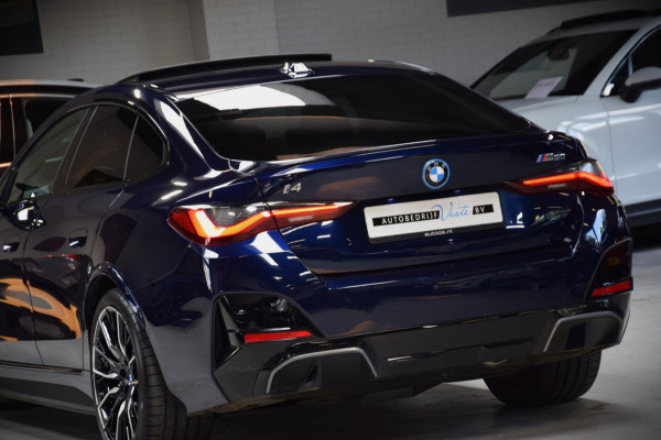 BMW i4 M50 High Executive 84 kWh Navi|Schuif/kantel-dak|ACC|SOH 92.21%|Leder|BTW|544pk!