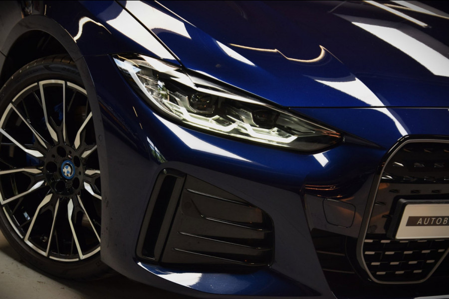 BMW i4 M50 High Executive 84 kWh Navi|Schuif/kantel-dak|ACC|SOH 92.21%|Leder|BTW|544pk!