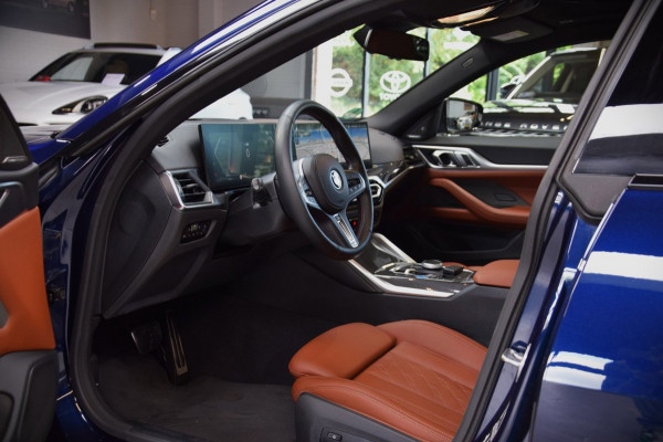 BMW i4 M50 High Executive 84 kWh Navi|Schuif/kantel-dak|ACC|SOH 92.21%|Leder|BTW|544pk!
