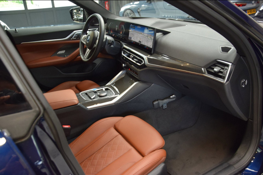 BMW i4 M50 High Executive 84 kWh Navi|Schuif/kantel-dak|ACC|SOH 92.21%|Leder|BTW|544pk!