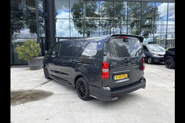 Peugeot e-Expert L3 75 kWh | STX Sport | Lederen bekleding | Spoilerpakket | 18 inch Lichtmetalen velgen | Dynamic NAV Pakket | Winterpakket | Comfort Pakket | betimmering | 2x schuifdeur | Mooiste bus van Nederland!
