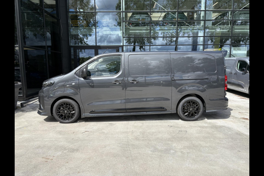 Peugeot e-Expert L3 75 kWh | STX Sport | Lederen bekleding | Spoilerpakket | 18 inch Lichtmetalen velgen | Dynamic NAV Pakket | Winterpakket | Comfort Pakket | betimmering | 2x schuifdeur | Mooiste bus van Nederland!
