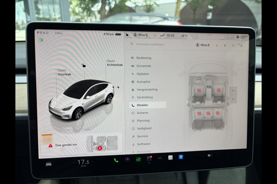 Tesla Model Y Long Range AWD 75 kWh SOH 95% | VAN: 39.900,- VOOR: 37.770,- UW WKVOORDEEL: 2.130,-| TESLA FABRIEKSGARANTIE TOT 2027 | FABRIEKSGARANTIE OP ACCU & AANDRIJFLIJN TOT 2032 OF 192.000 KM| BTW VERREKENBAAR