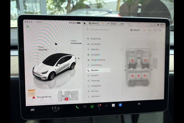 Tesla Model Y Long Range AWD 75 kWh SOH 95% | VAN: 39.900,- VOOR: 37.770,- UW WKVOORDEEL: 2.130,-| TESLA FABRIEKSGARANTIE TOT 2027 | FABRIEKSGARANTIE OP ACCU & AANDRIJFLIJN TOT 2032 OF 192.000 KM| BTW VERREKENBAAR