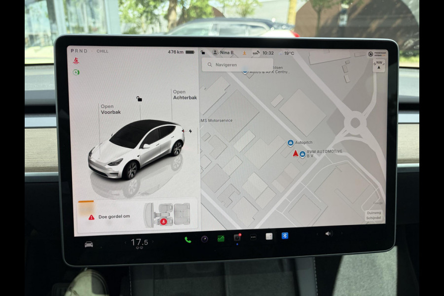 Tesla Model Y Long Range AWD 75 kWh SOH 95% | VAN: 39.900,- VOOR: 37.770,- UW WKVOORDEEL: 2.130,-| TESLA FABRIEKSGARANTIE TOT 2027 | FABRIEKSGARANTIE OP ACCU & AANDRIJFLIJN TOT 2032 OF 192.000 KM| BTW VERREKENBAAR